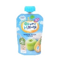 Пюре Фрутоняня 90гр ЯБЛОКО-ГРУША-ТВОРОГ дой-пак