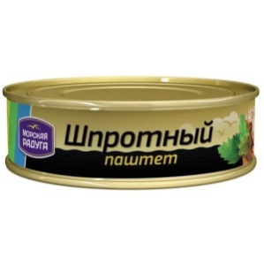 Паштет МР шпротный 160гр ж/б 1/24