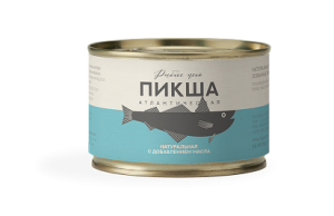 Пикша РЫБНОЕ МЕНЮ в масле ключ 250гр 1/24