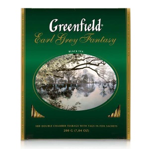 Чай Гринфилд 100пак Бергамот/Эрл Грэй Фэнтази черн 1/9