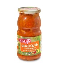 Фасоль ЕКО с овощами по-итальянски 510 г ст/б