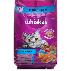 Вискас 1,3 кг ПОДУШЕЧКИ С ЛОСОСЕМ 1/4