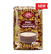 Крупа Агро Мастер рис ТАЙЛАНД пропаренный 800гр 1/10