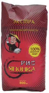Крупа рисовая ТСР Японка в/с 800гр 1/12