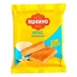 Ирис Яшкино сливочный 140 гр  ЯИ107 1/28