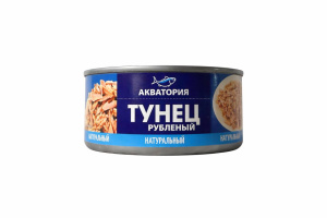 Тунец Акватория РУБЛЕННЫЙ  с/с 185 гр 1/24