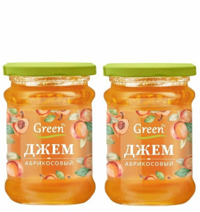 Джем ГринРэй 310 гр Абрикос ст/б 1/12