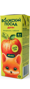 Сок Волжский Посад 0,2л Яблоко оствет с 4-х мес 1/27