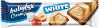 Шок батончик Яшкино Бейбифокс CREAMY WHITE молочно-орех вафел. 18.2гр 6*1/24 РВК653