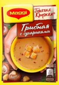 Магги Горячая кружка грибной с сухар 1/30