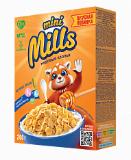 С/З Мини Миллс МЕДОВЫЕ 200гр Кукурузные Хлопья Картон 1/12