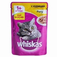 Вискас 75гр Рагу Курица 1/28