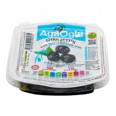Маслины АгаОглу (AgaOglu)  ВЯЛЕНЫЕ вакумная упак 170 гр 1/24