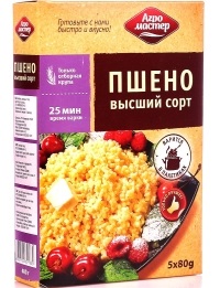 Крупа Агро Мастер 5*80г пшено ВАР.ПАК. 1/6  №33