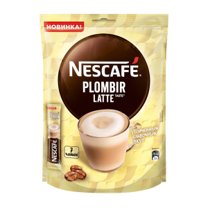 Кофе 3 в 1 Нескафе Пломбир Латте 15г блок 20шт