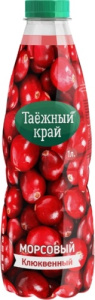 Морс Таежный край 1л КЛЮКВА 1/6