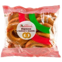 Баранка ЧАЙНАЯ с маком  1/4