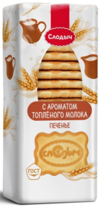 Печенье фас Слодыч 390гр с Топленым молоком 1/12