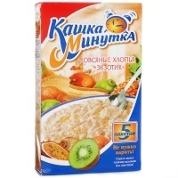 Хлопья овс Минутка 185гр экзотик(5 пак) 1/16