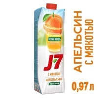 Сок J7 0,97 л Апельсин 1/12