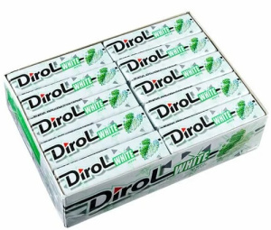 Жев резинка Дирол WHITE МЯТА 1/30