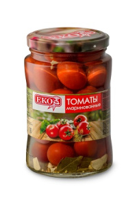 Помидоры ЕКО марин. 680 г стекло
