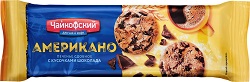 Печенье фас Чайкофский сдобное с кусочками шоколада 145 гр 1/12
