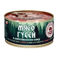 Мясо Балтийский МКК Деликатес ГУСЯ в с/с  ж/б ключ 325гр