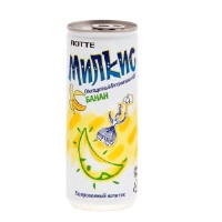 Напиток Милкис Ю.Корея 250 мл Банан ж/б 1/30