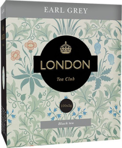 Чай Лондон (London Tea Club) 100пак Earl grey 1/14