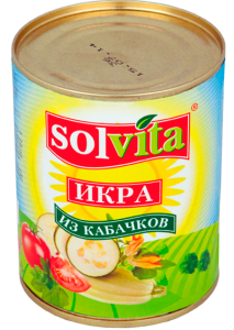 Икра Кабачковая СОЛВИТА 360гр