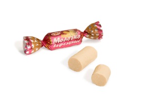 Конфеты Казахстан Рахат Молочно вафел. 1/1/6