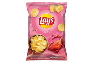 Чипсы Лейс 95гр Краб 1/24