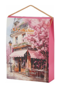 Конфеты х/к Беларусь Арт Коллекшн Делюкс 180гр розовая коробка 1/10   186/Р