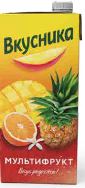 Сок Вкусника 0,95л напиток Мультифрукт 1/12