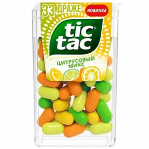 Драже Тик Так 16гр ЦИТРУСОВЫЙ МИКС  1/12