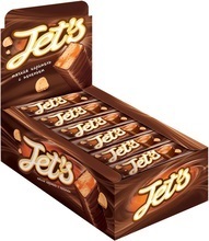 Шок батончик Яшкино Джетс (JET`S) с печеньем 42гр НК711 1/18