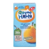 Д/П Сок Фрутоняня 0,2л  ГРУША 1/18