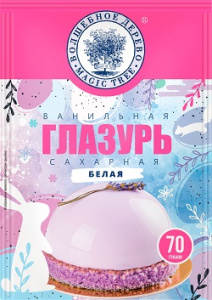 Волшебное Дерево Сахарная глазурь ванильная БЕЛАЯ 70гр 1/14 №724