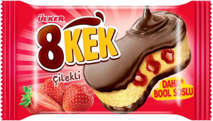 Бисквит Danker 8 Kek с начинкой клубника 40гр 1/6