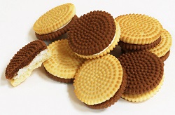 Печенье Т/В Сладояр Сахарное мини с начинкой со вкусом МОРОЖЕНОГО 1/2 ПС229