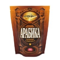 Кофе Московская кофейня Арабика 75гр Дой-пак 1/12