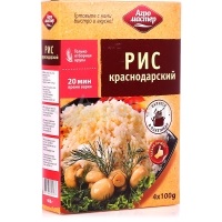 Крупа Агро Мастер 4*100г рис Краснодарский ВАР.ПАК. 1/6  №04