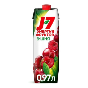Сок J7 нектар 0,97л Вишня 1/12