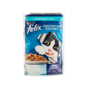 Феликс кусочки Форель 75гр 1/26