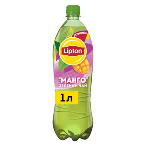 Напиток Чай Липтон Холодный 1 л Зеленый Манго 1/12