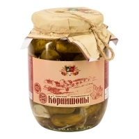 Огурцы Сыта -Загора корнишоны с чесноком 540мл /530 гр/ 1/12 ст/б