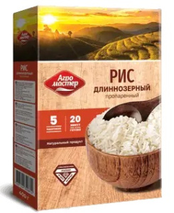 Крупа Агро Мастер 4*100г рис пропаренный ВАР.ПАК. 1/6  №88