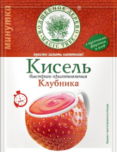 Волшебное Дерево Кисель Минутка клубника 30гр 1/30