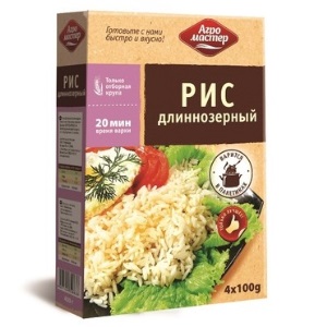 Крупа Агро Мастер 4*100г рис длинный ВАР.ПАК. 1/6  №01